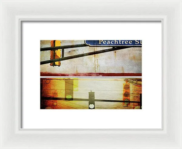 Peachtree Street - Framed Print