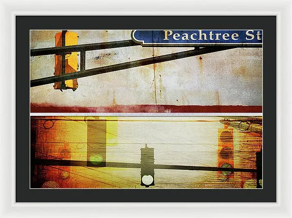 Peachtree Street - Framed Print