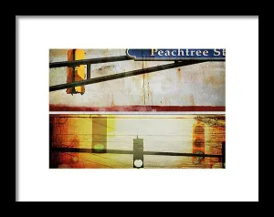 Peachtree Street - Framed Print