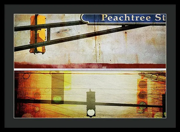 Peachtree Street - Framed Print