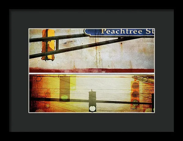 Peachtree Street - Framed Print