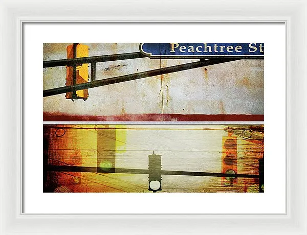Peachtree Street - Framed Print