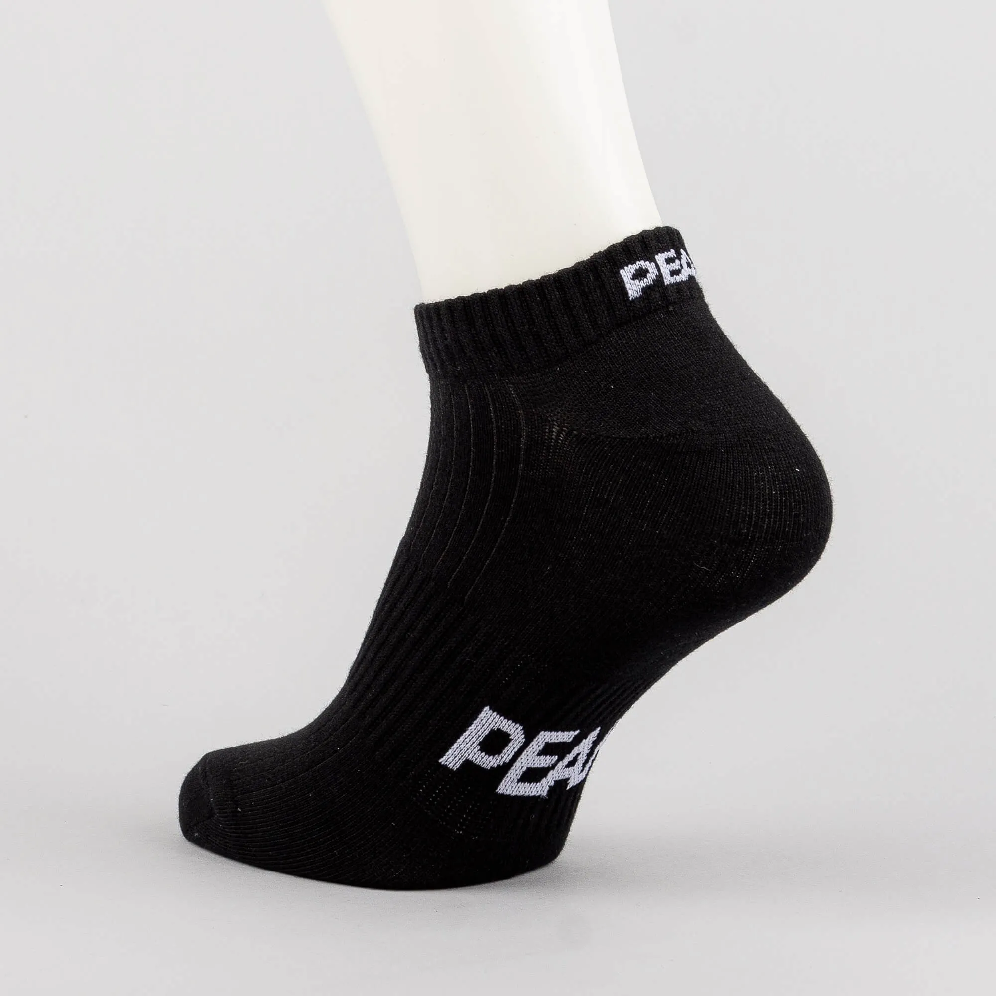 Peak Ankle Socks Black