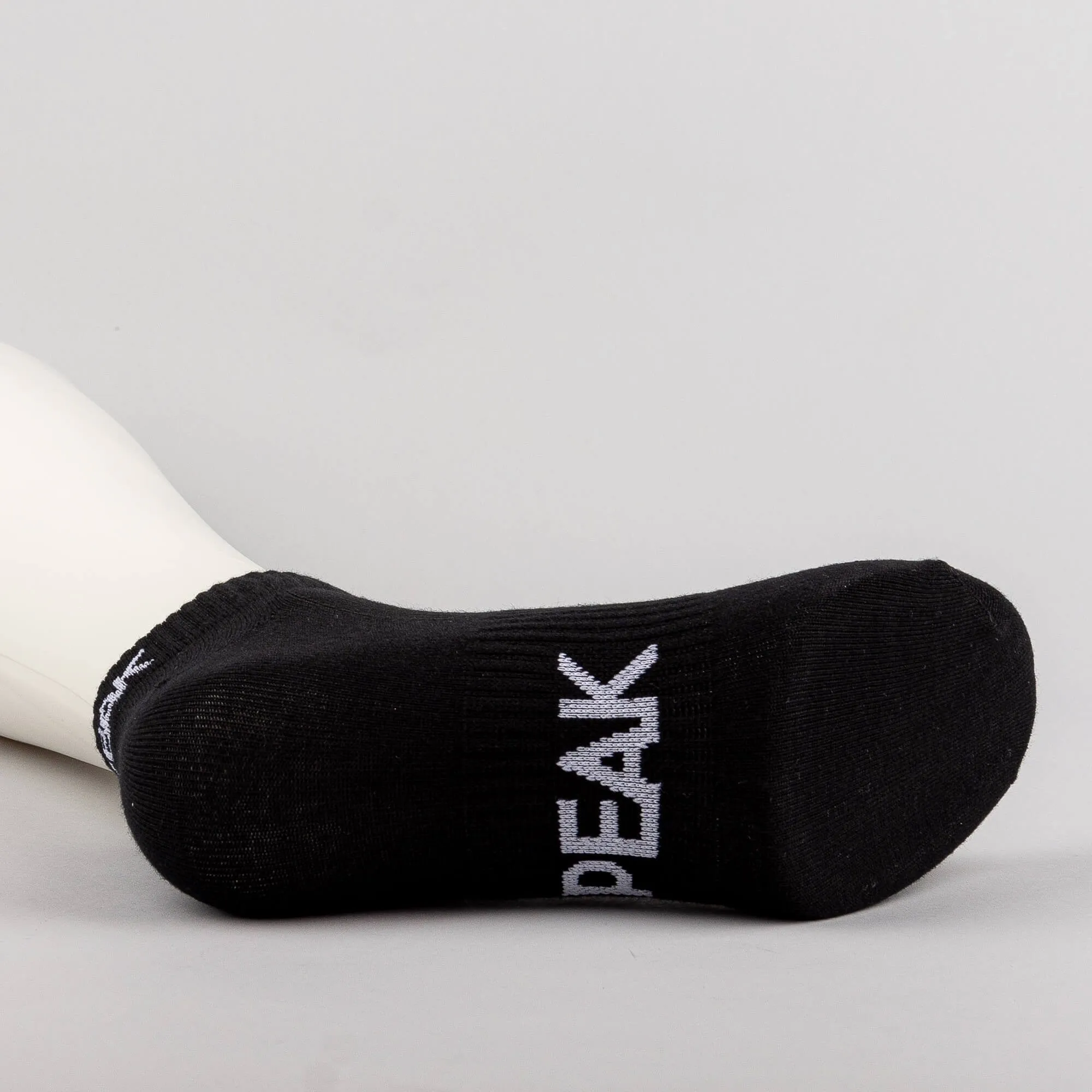 Peak Ankle Socks Black