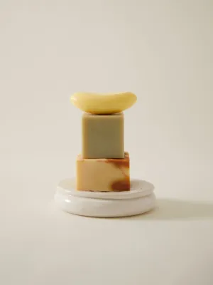 Peb Soap Dish, Glossy White