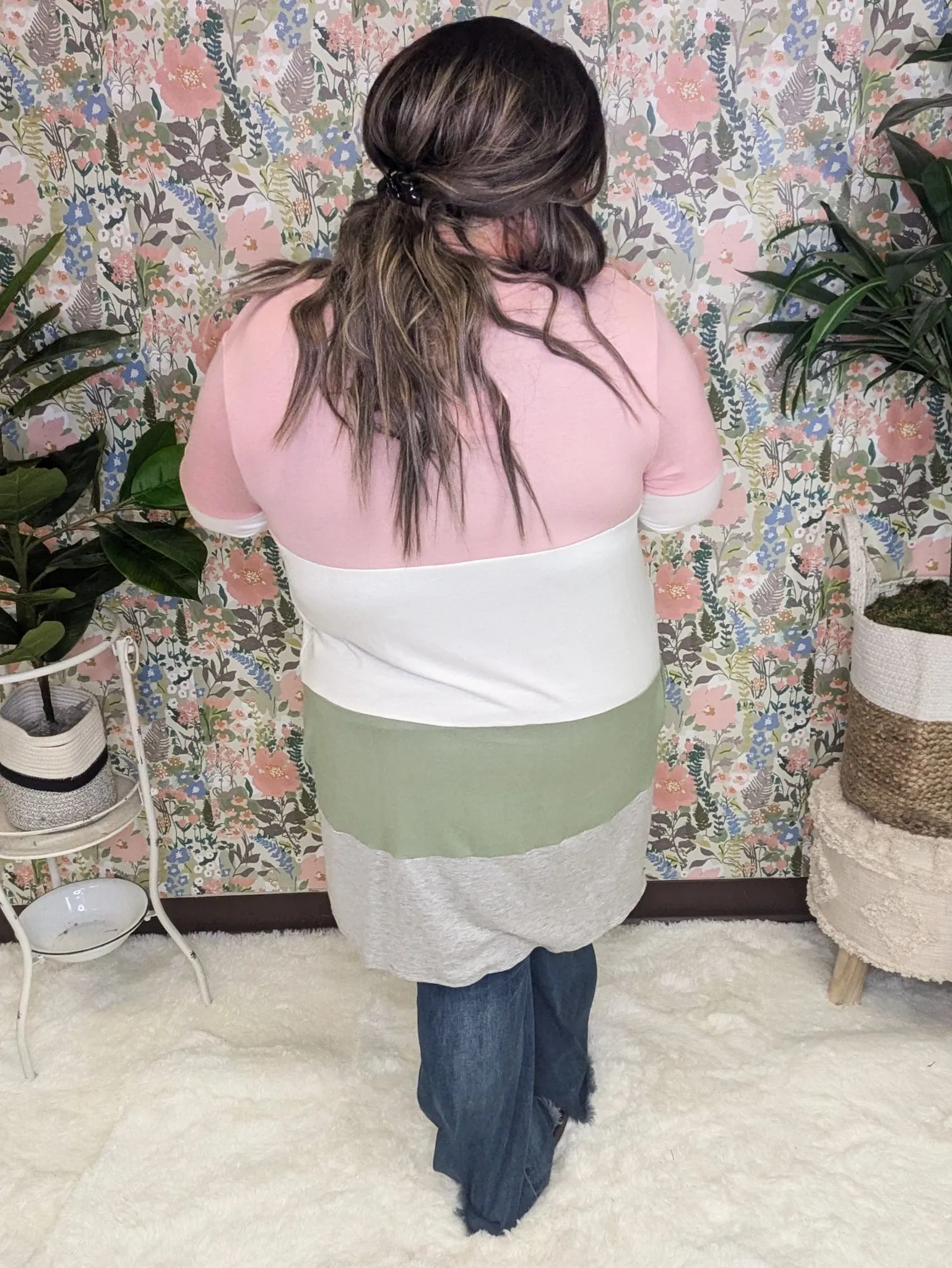 Phoebe Colorblock Comfy Duster Cardigan