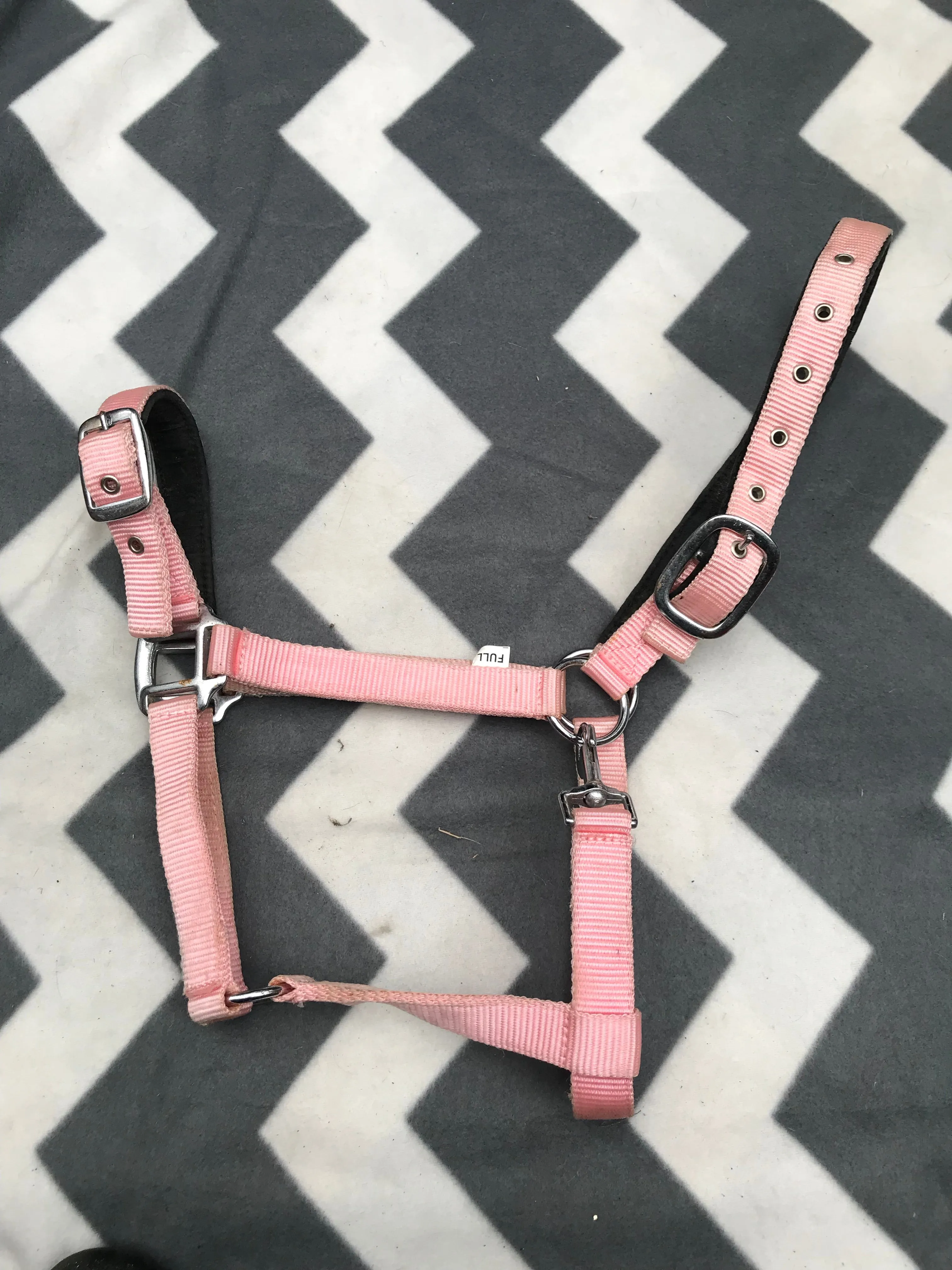 Pink full size head collar padded FREE POSTAGE