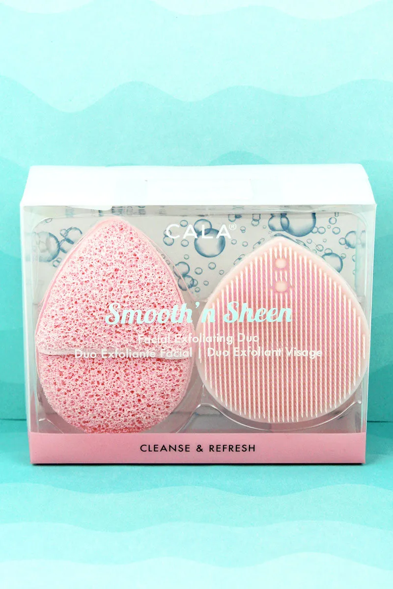 Pink Smooth 'N Sheen Facial Exfoliating Duo