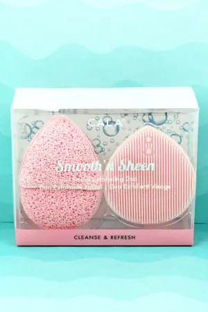 Pink Smooth 'N Sheen Facial Exfoliating Duo