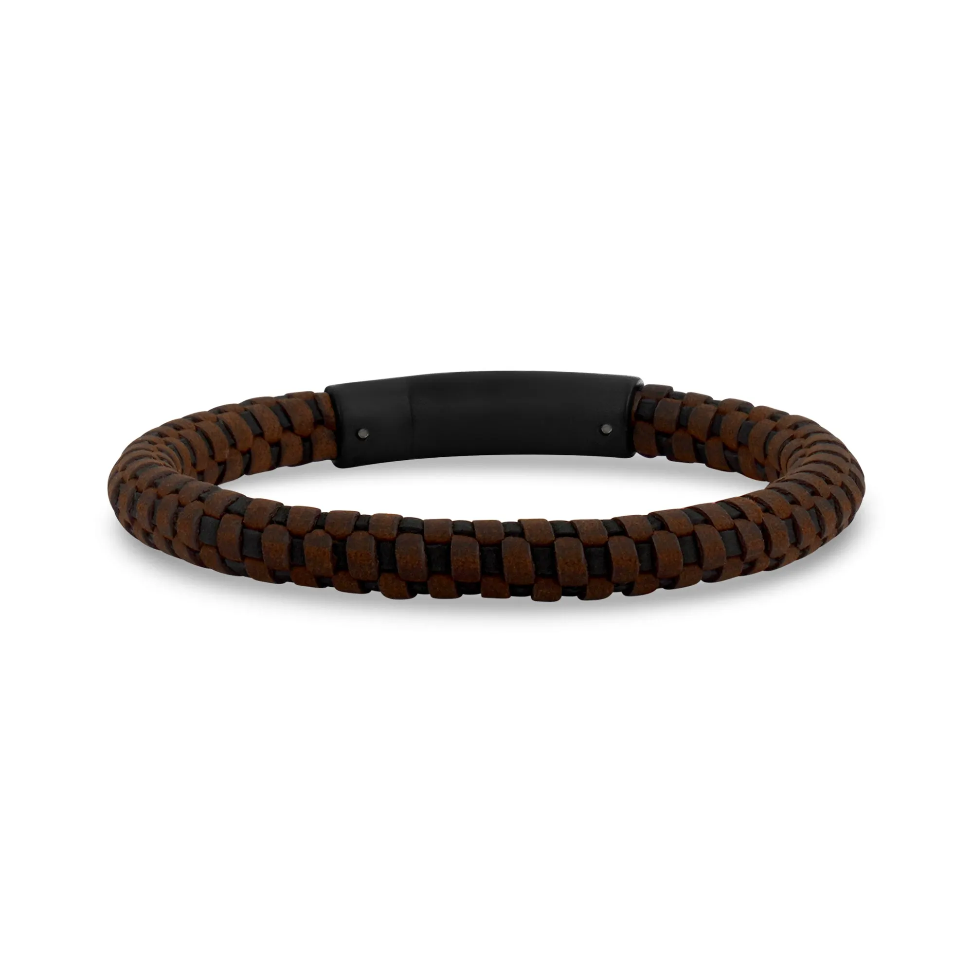 Pixelated Leather Bracelet | 6MM