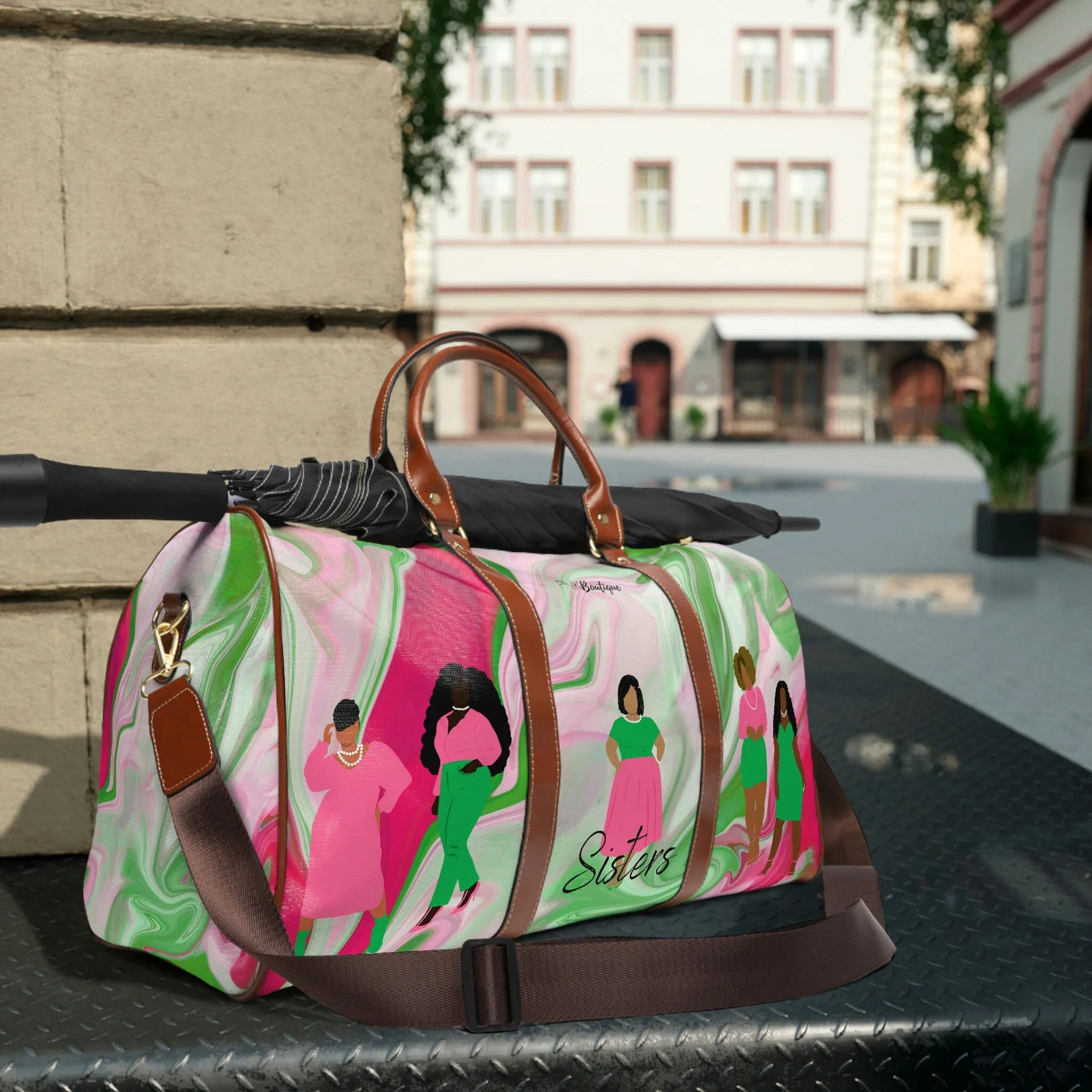 PNK Sisterhood Waterproof Travel Bag