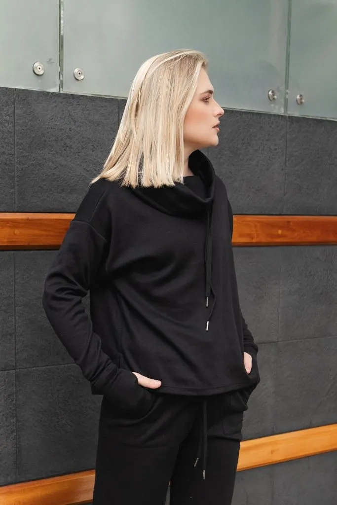 Polera cuello alto comfy