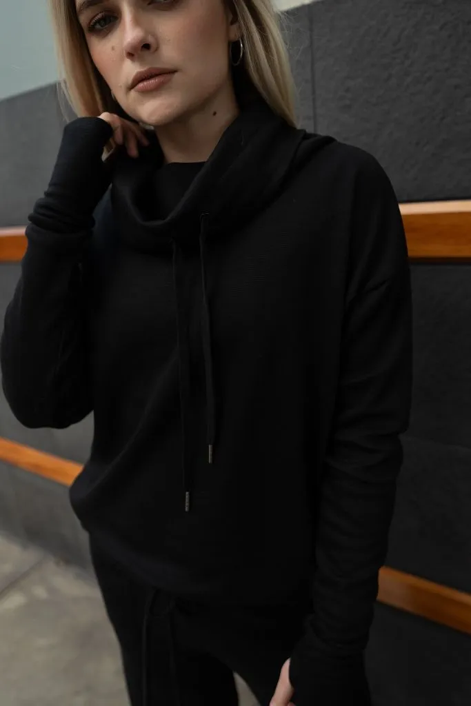 Polera cuello alto comfy