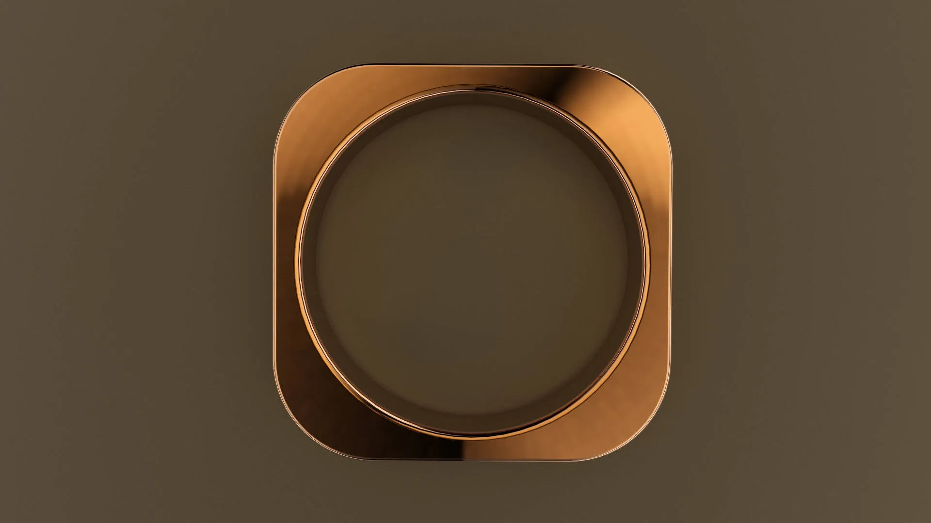 Polished Rose Gold 6mm Square Message Wedding Band