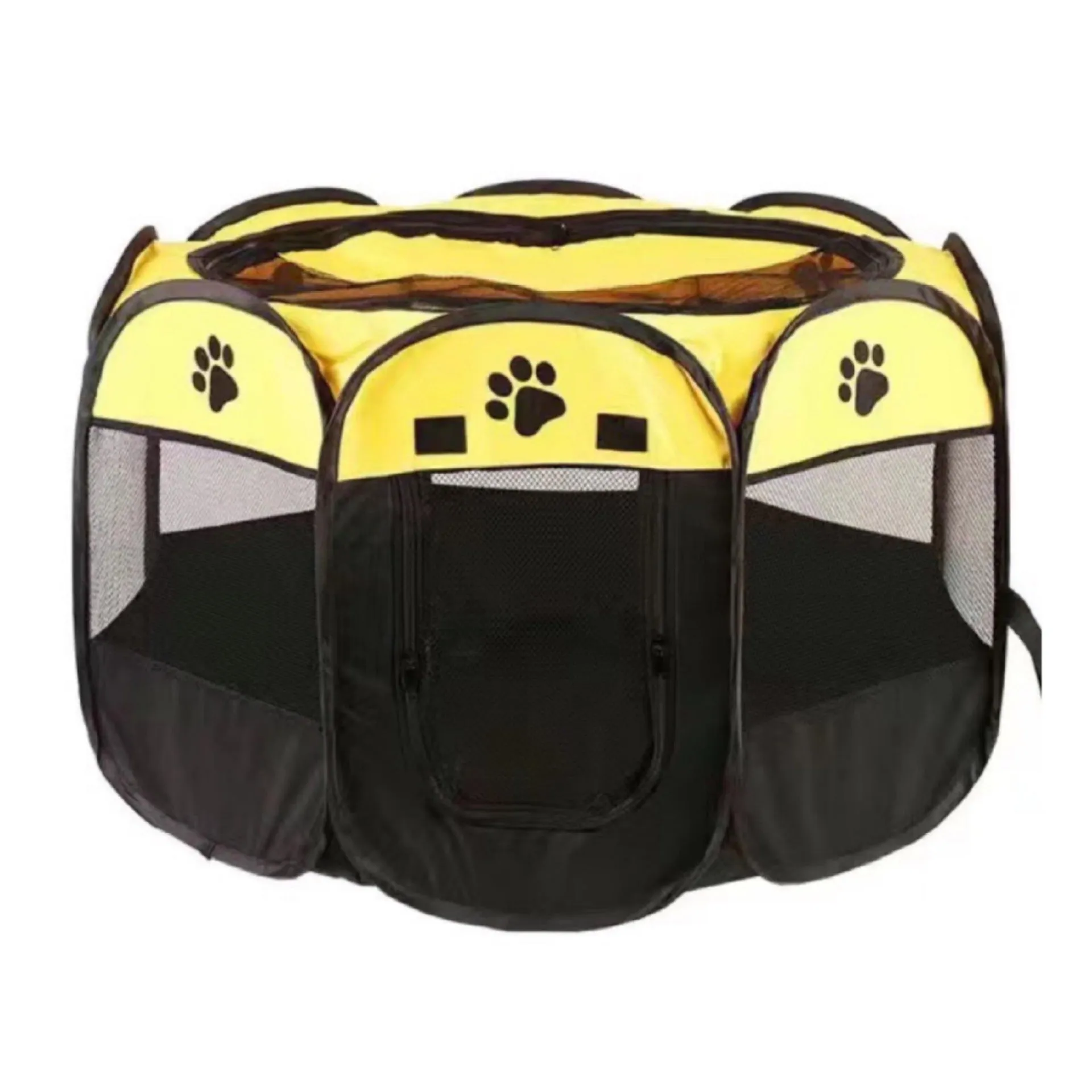 Portable Folding Pet Carrier Tent Octagon Fence