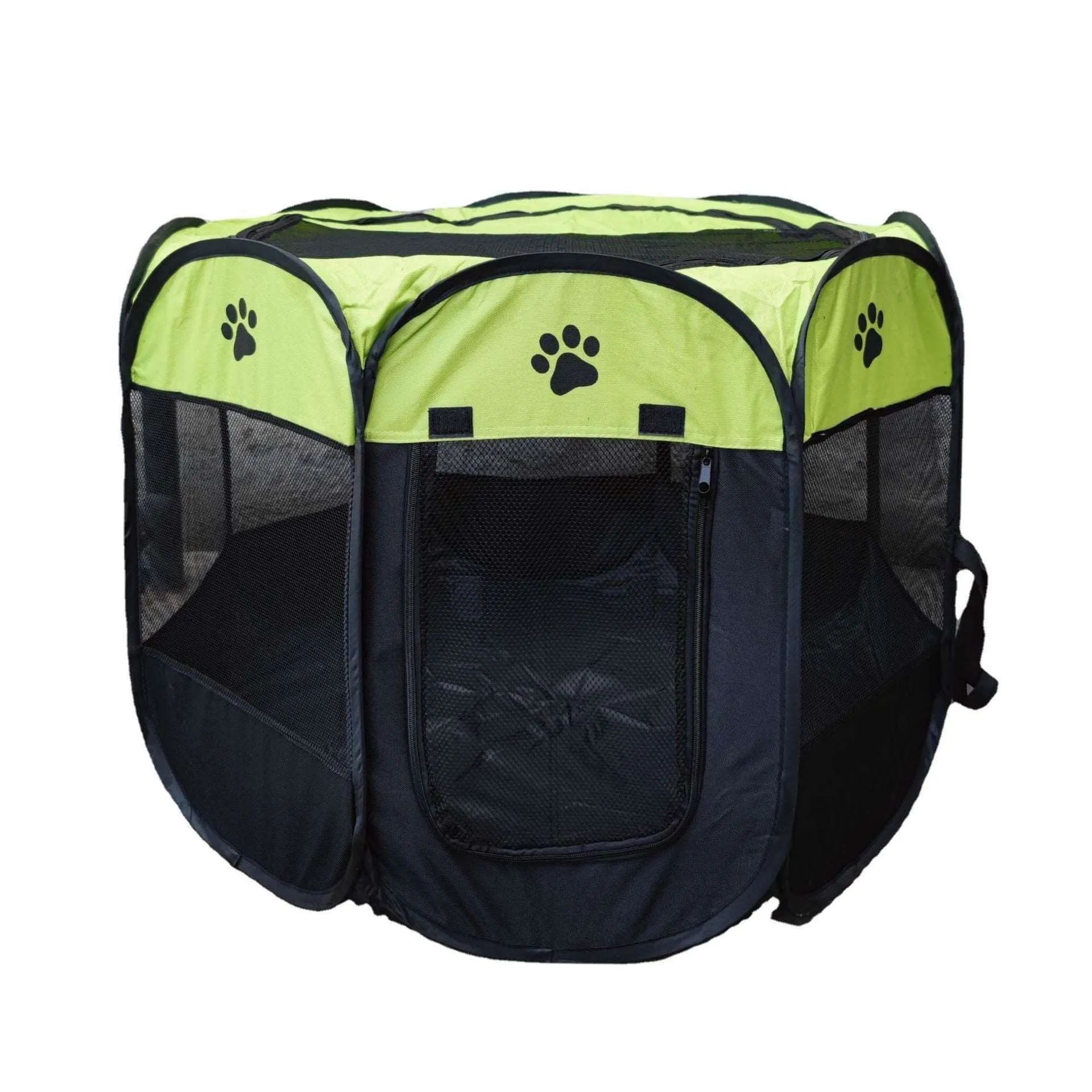 Portable Folding Pet Carrier Tent Octagon Fence