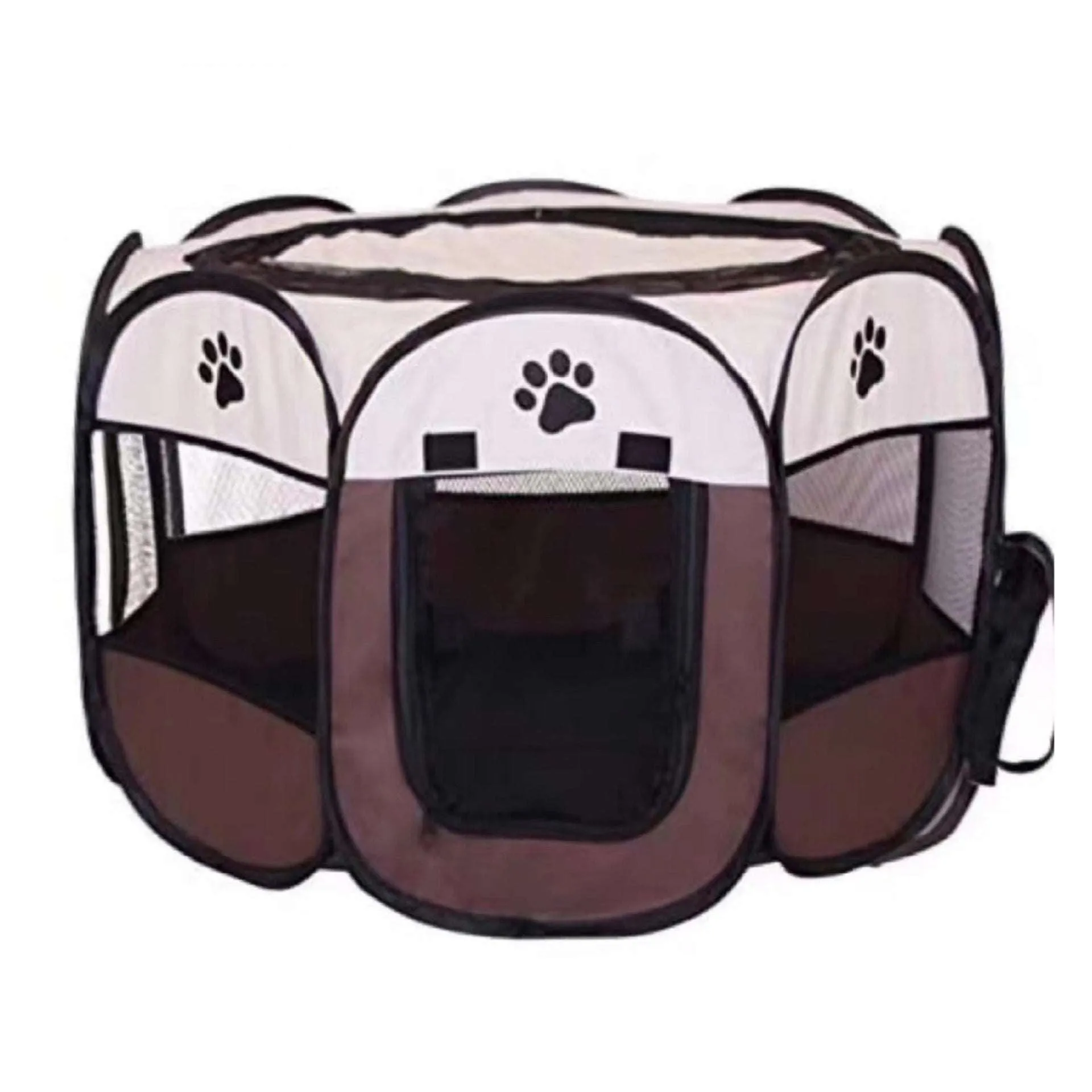 Portable Folding Pet Carrier Tent Octagon Fence