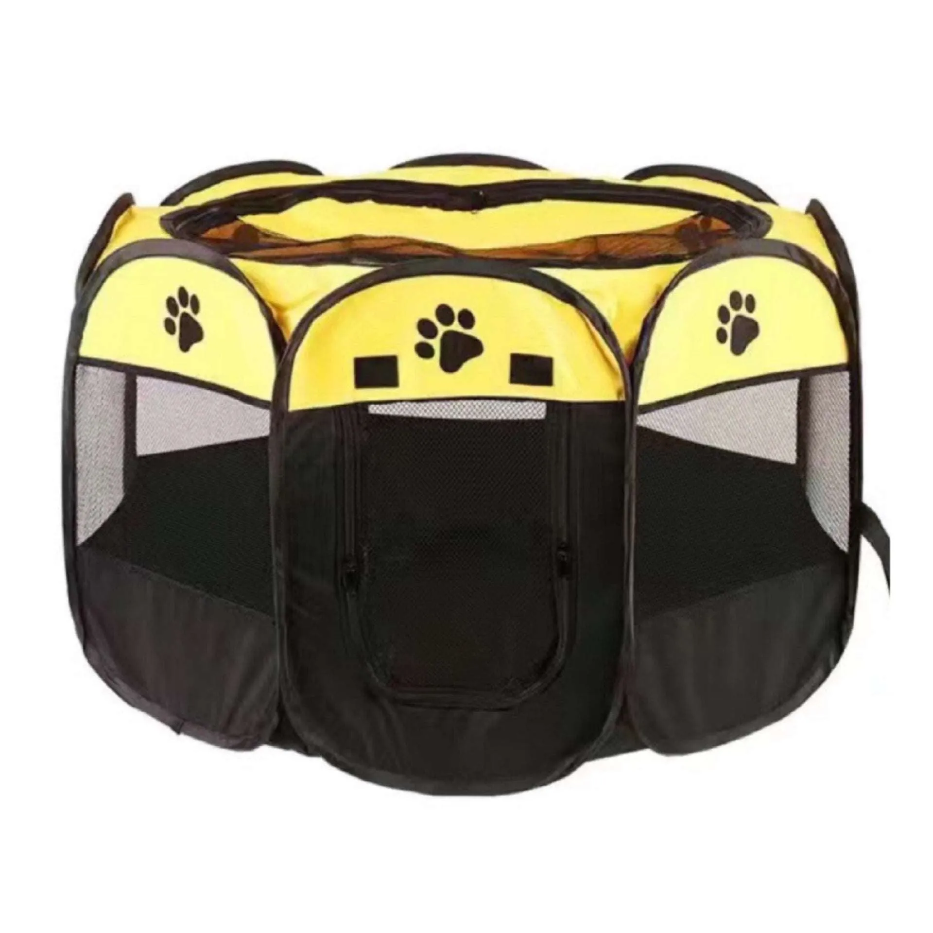 Portable Folding Pet Carrier Tent Octagon Fence