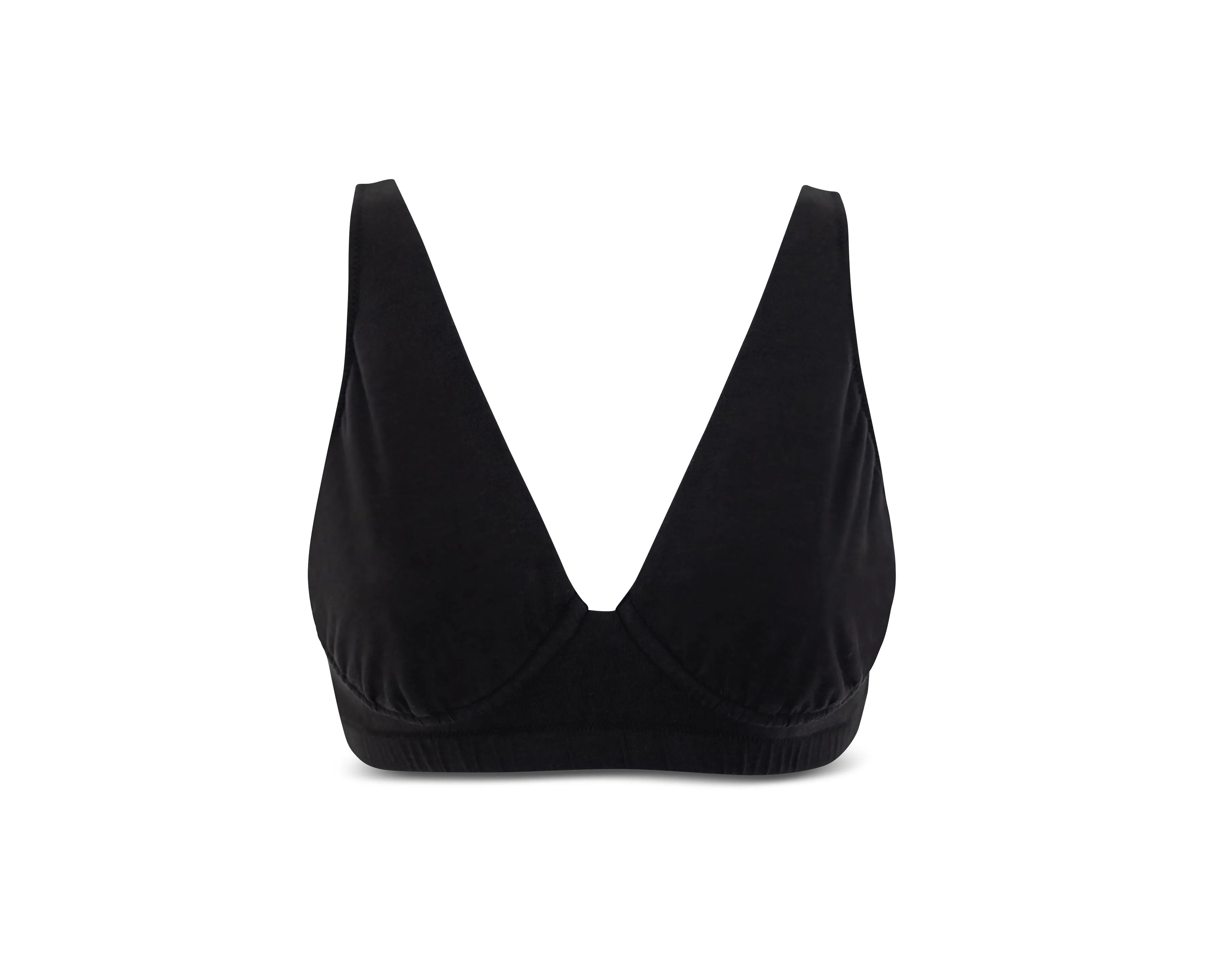 Portia Wireless Bra, Black