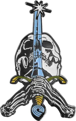 Powell Peralta - Skull & Sword 1.5" Lapel Pin