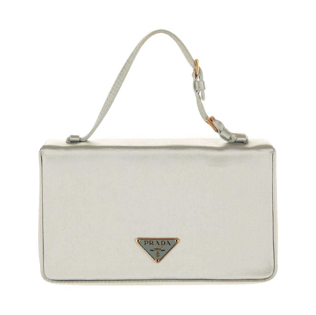 Prada Baby Blue Satin Mini Bag