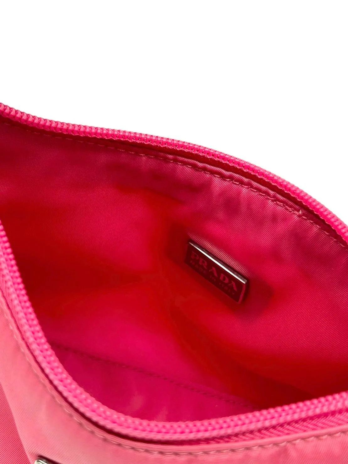 Prada Baby Pink Nylon Shoulder Bag