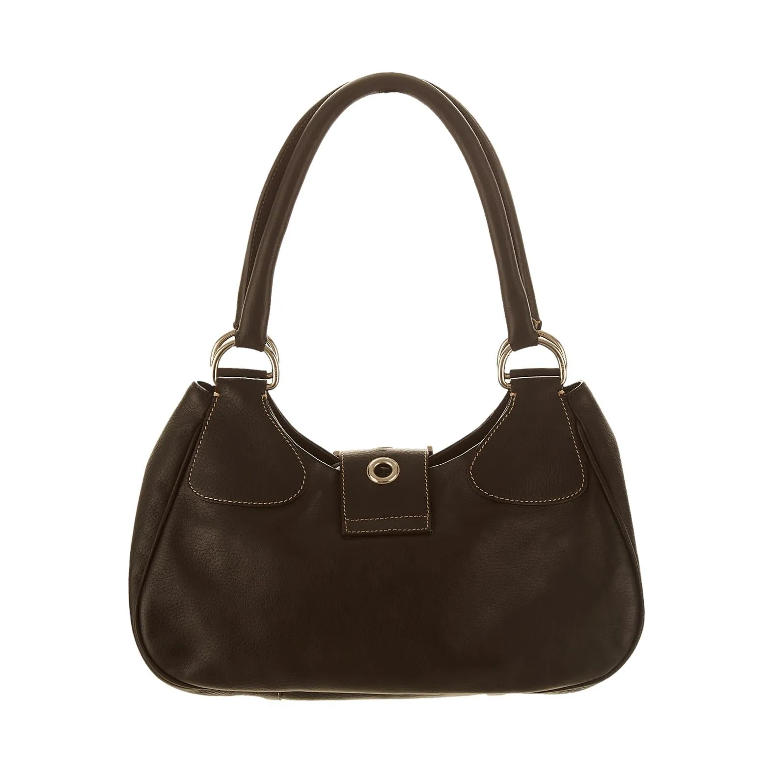Prada Black Buckle Shoulder Bag