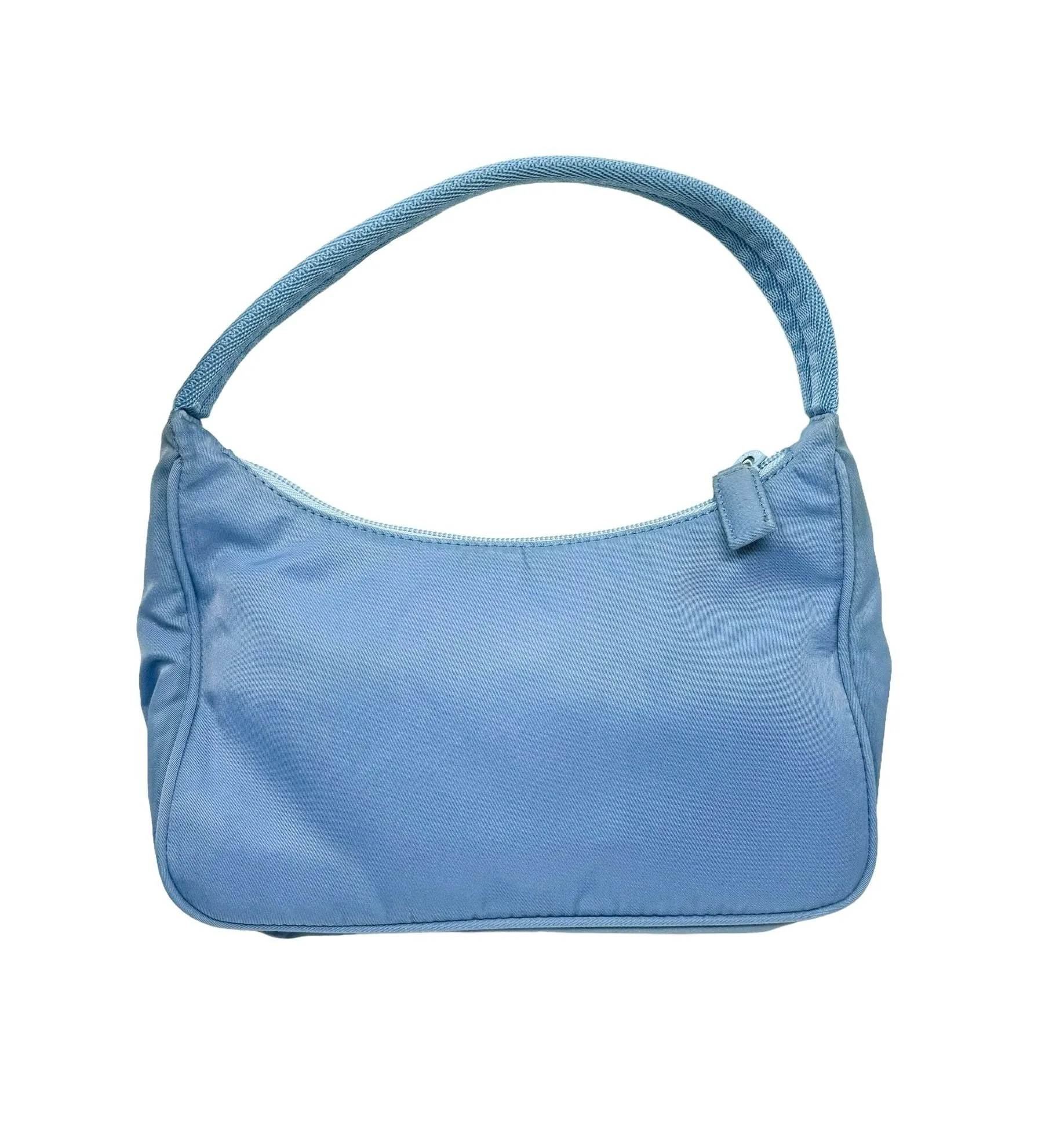 Prada Blue Nylon Mini Shoulder Bag