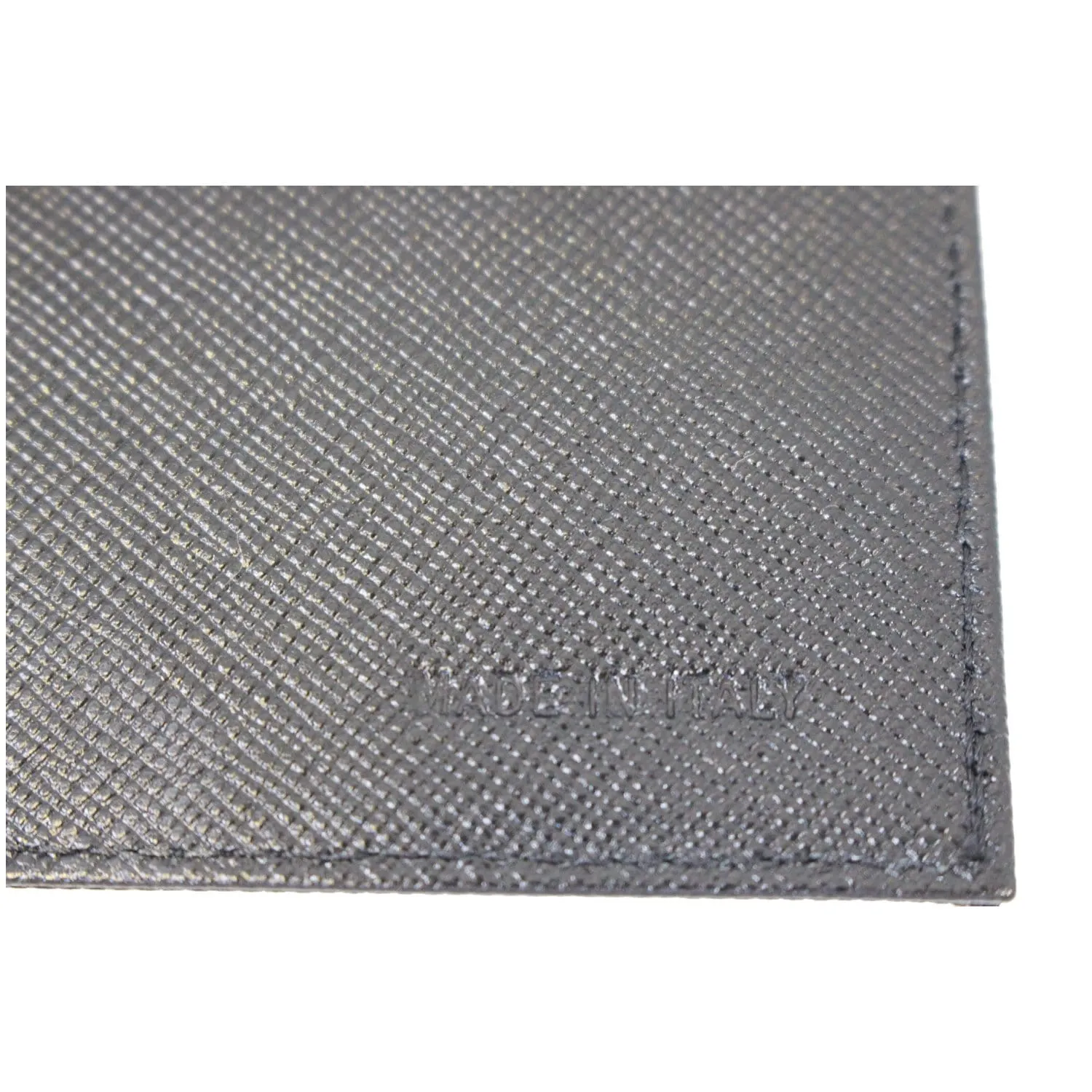 PRADA Nylon Checkbook Cover Wallet Black