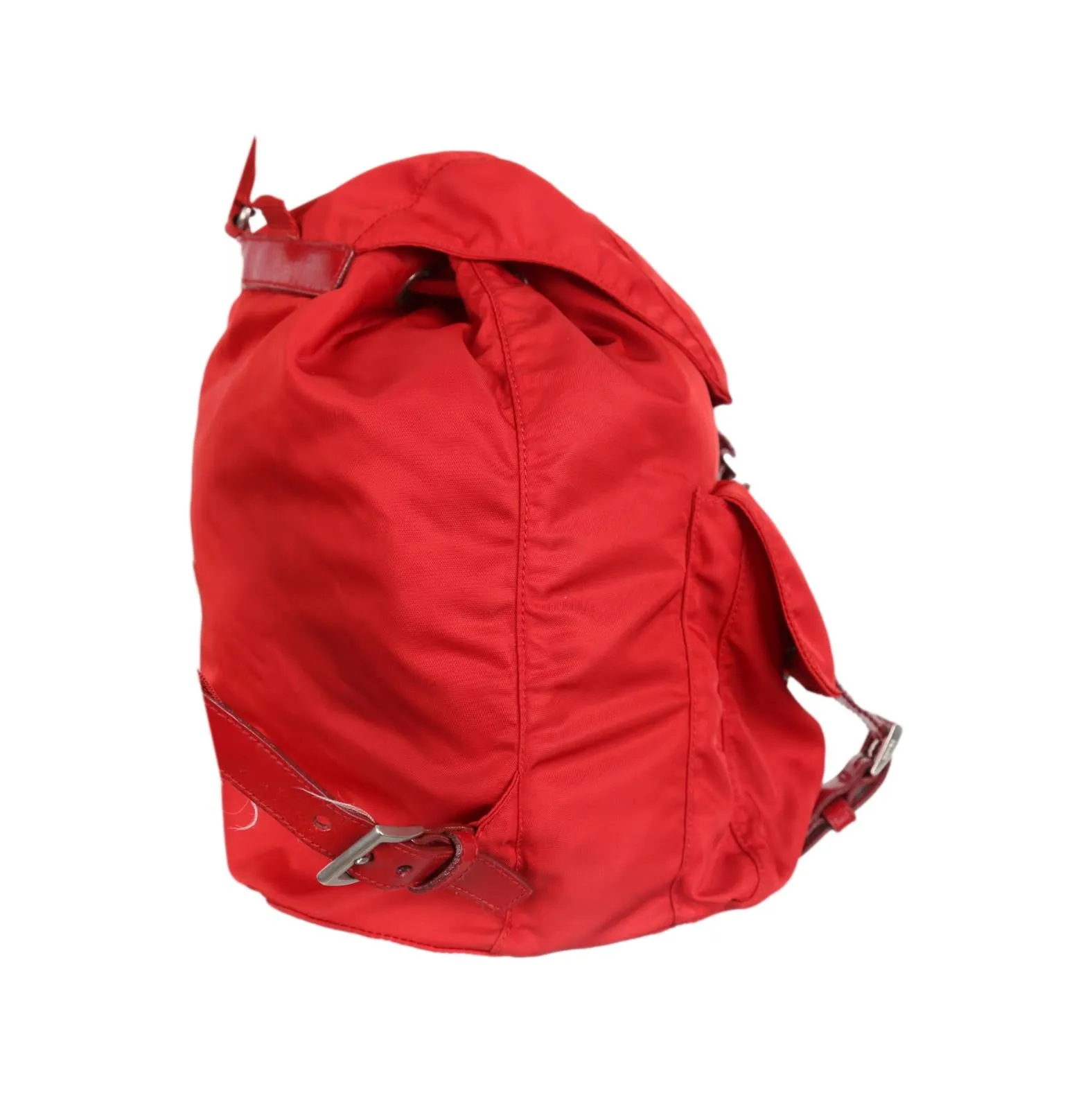 Prada Red Nylon Backpack