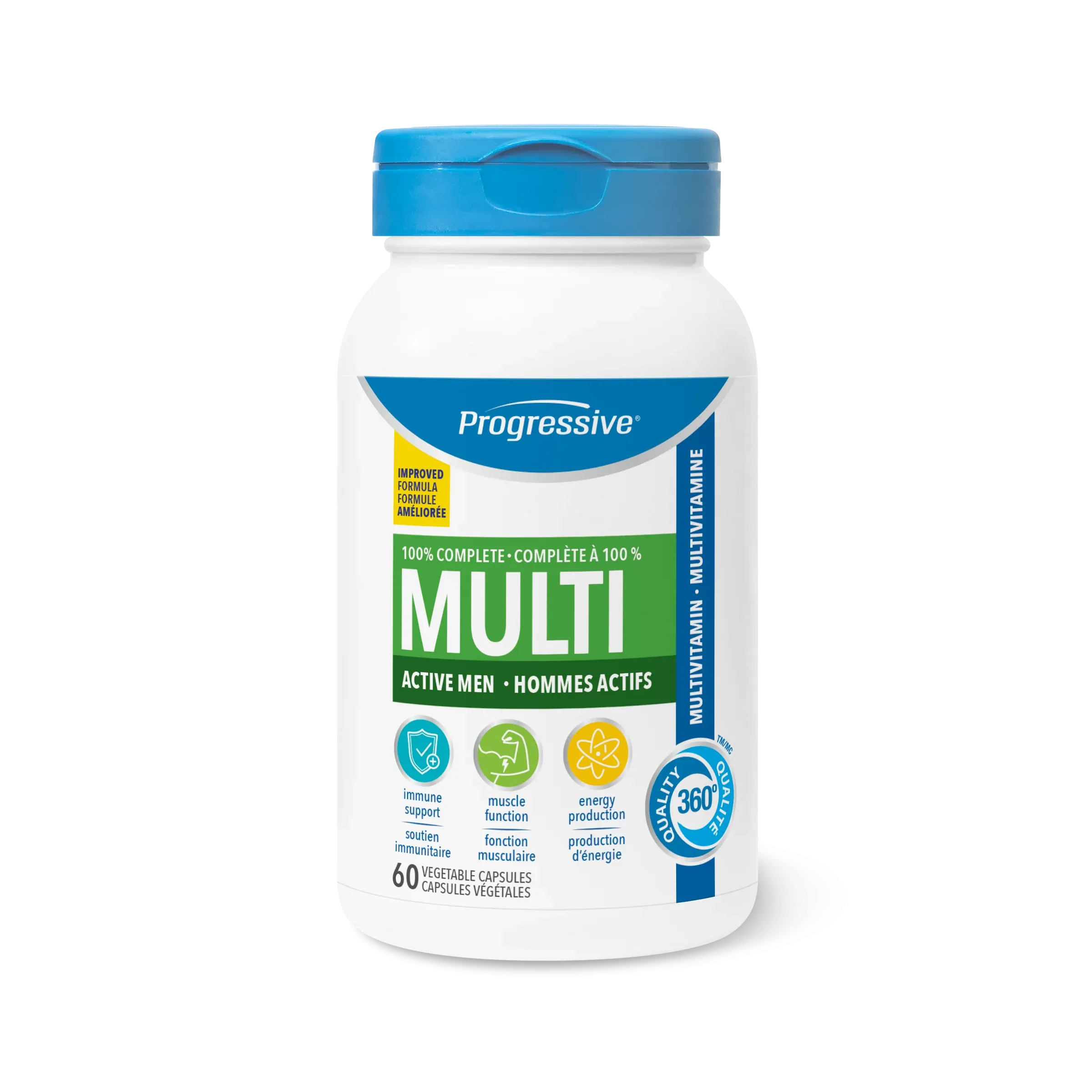 Progressive Multivitamin Active Men (60 VCaps)