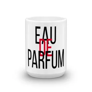"Eau De Parfum" Ceramic Coffee Mug