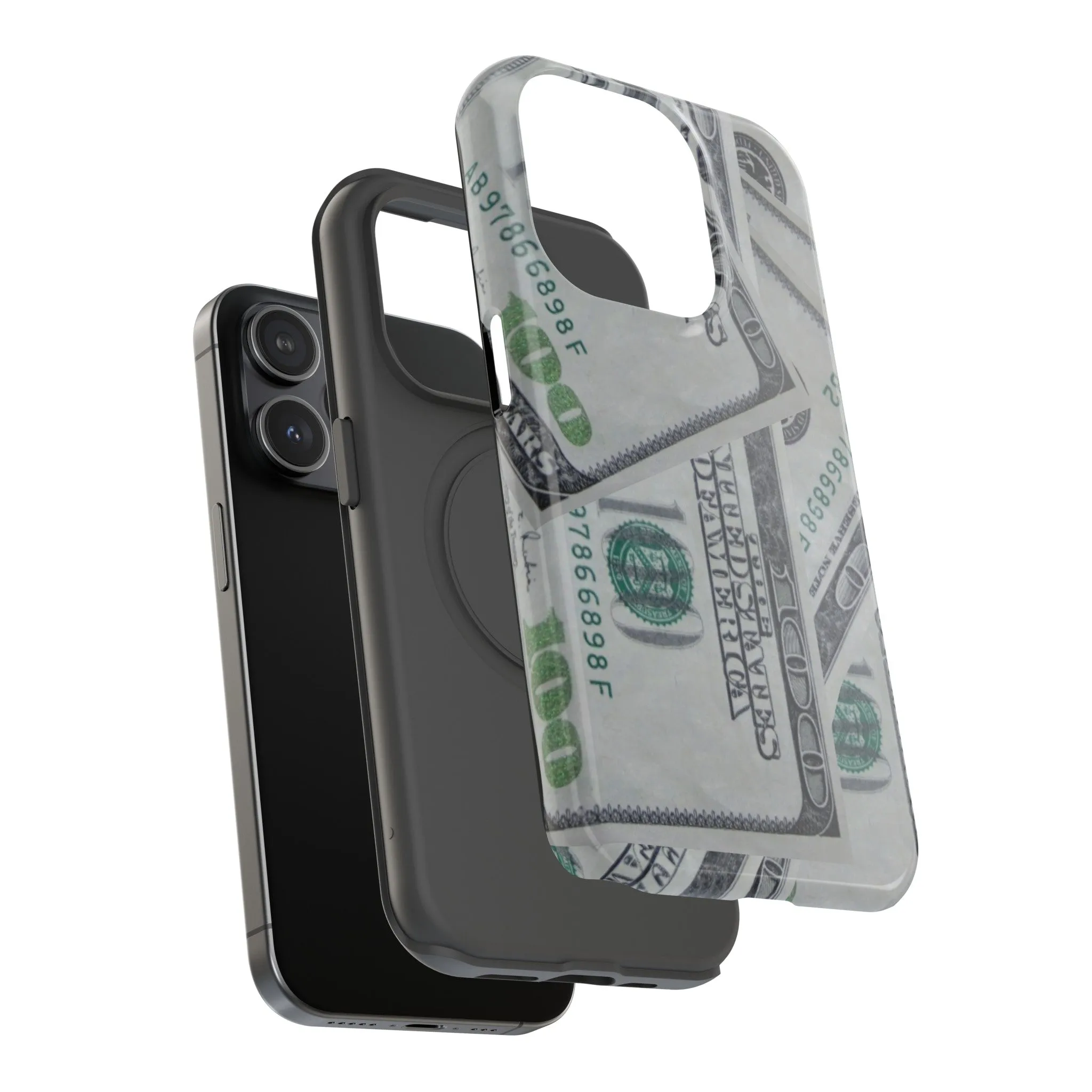 "Money" Impact-Resistant Cases iPhone 13 through 15 Pro Max - see product description)