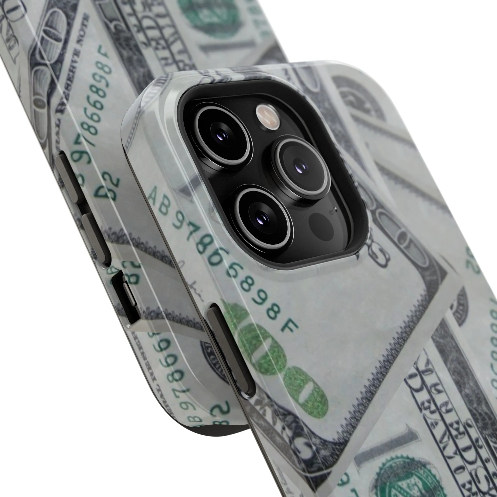 "Money" Impact-Resistant Cases iPhone 13 through 15 Pro Max - see product description)
