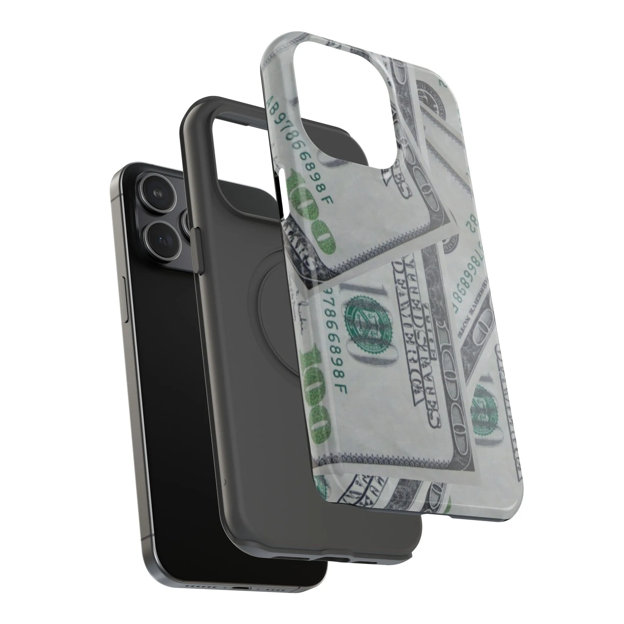 "Money" Impact-Resistant Cases iPhone 13 through 15 Pro Max - see product description)