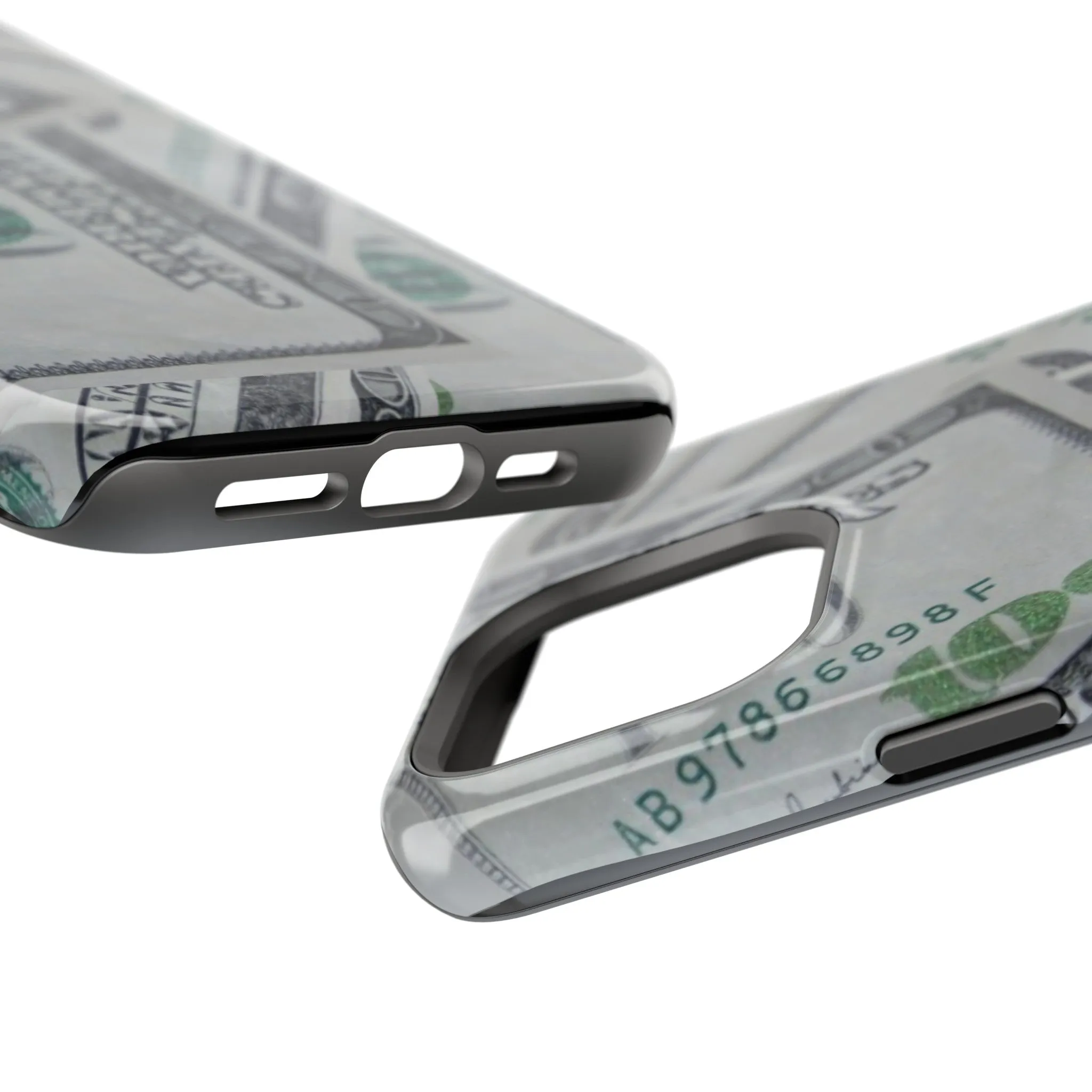 "Money" Impact-Resistant Cases iPhone 13 through 15 Pro Max - see product description)