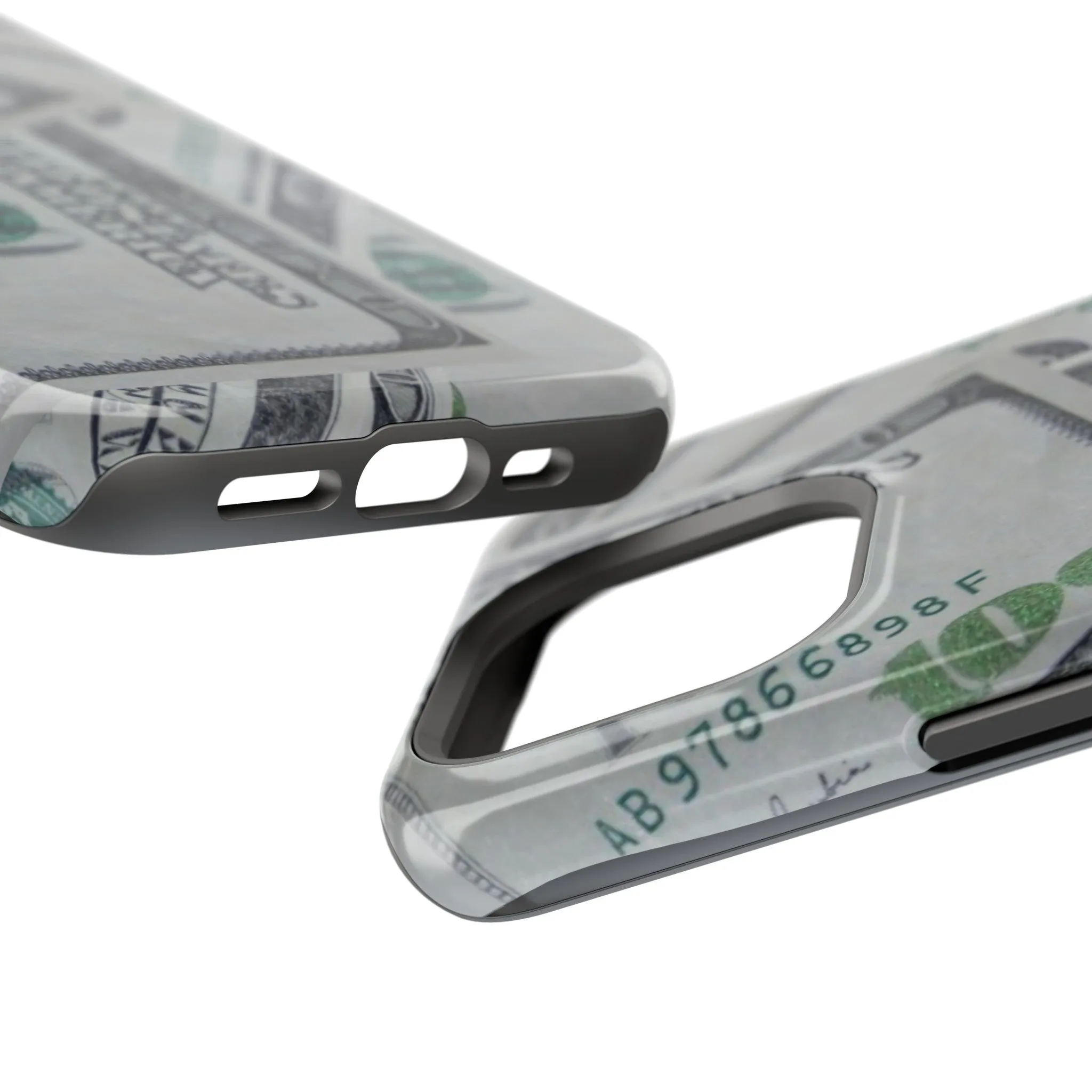 "Money" Impact-Resistant Cases iPhone 13 through 15 Pro Max - see product description)