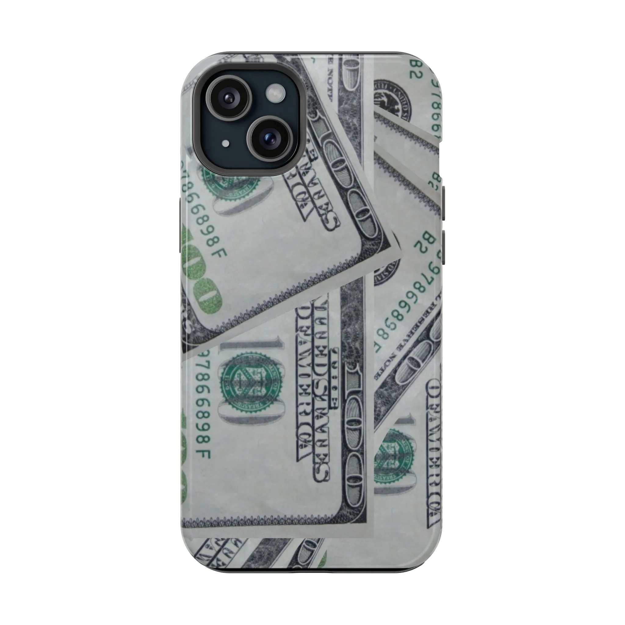 "Money" Impact-Resistant Cases iPhone 13 through 15 Pro Max - see product description)