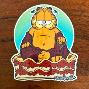 "Pasta Nirvana" glossy vinyl sticker