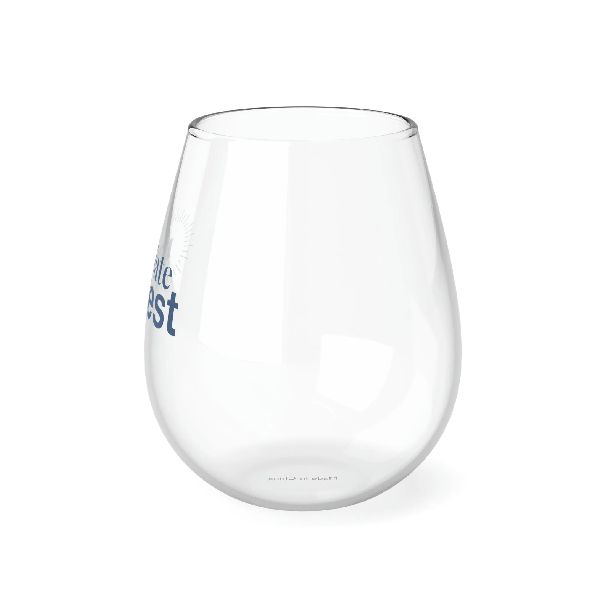 "Rest" Stemless Wine Glass, 11.75oz