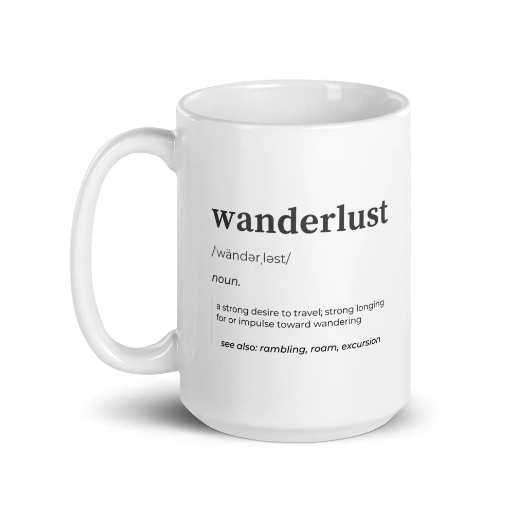 "Wanderlust" Mug