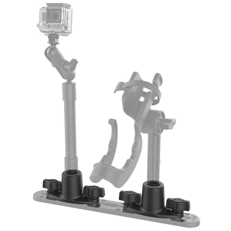 RAM® Dual T-Bolt Track Base for Spline Posts (RAP-421)