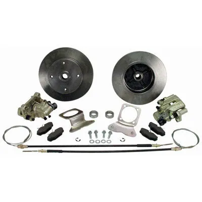 REAR DISC BRAKE KIT FITS 4 x 130mm BOLT PATTERN SWING AXLE 1968 & I.R.S 68-72