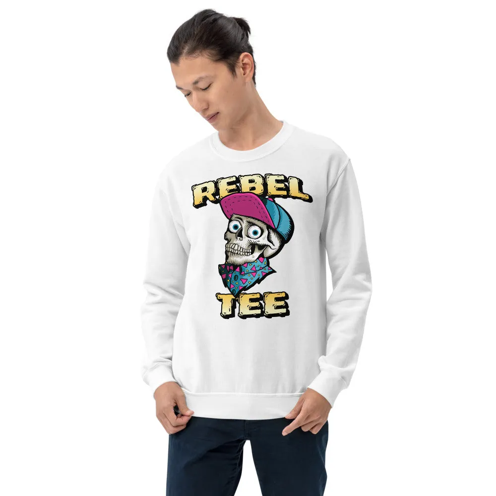 Rebel Tee Men Skull Sweatshirt