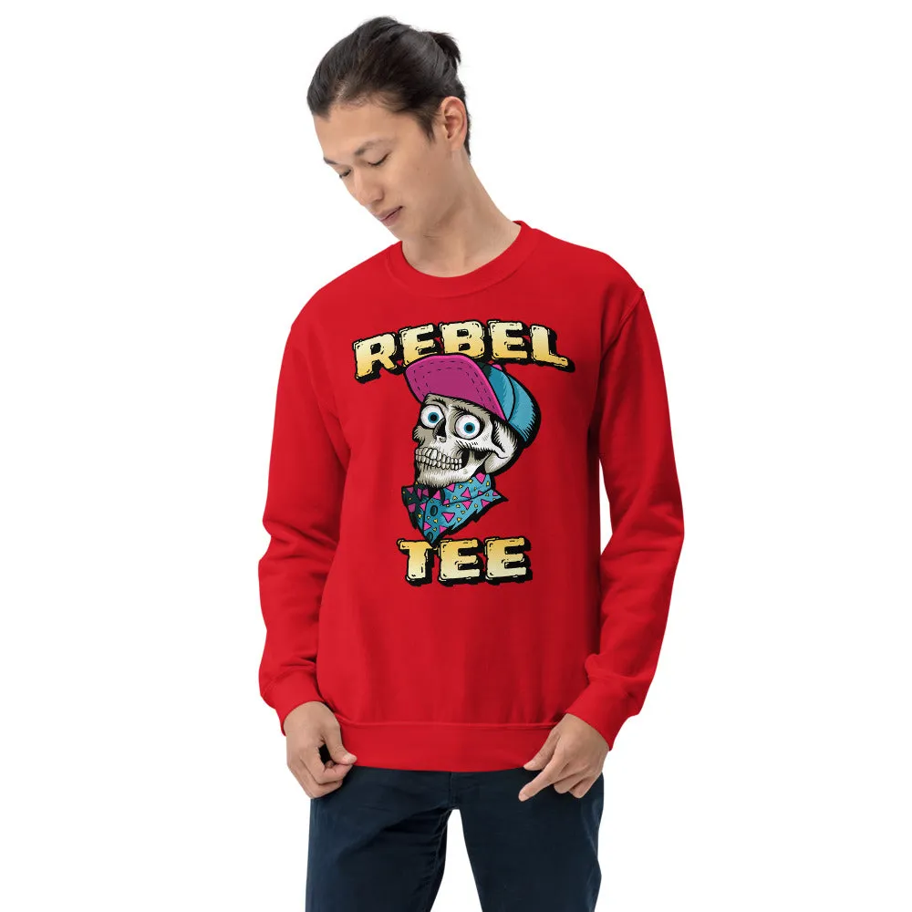 Rebel Tee Men Skull Sweatshirt
