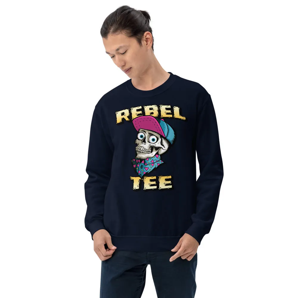 Rebel Tee Men Skull Sweatshirt