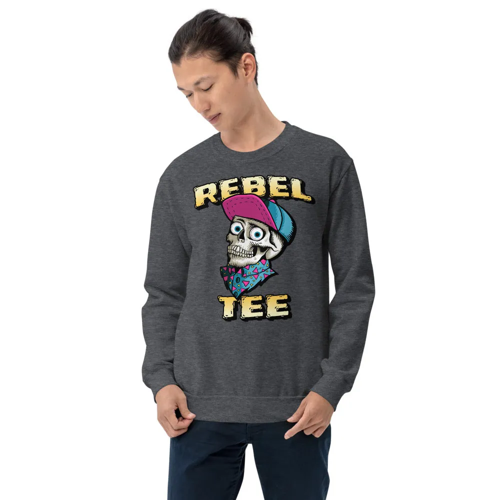 Rebel Tee Men Skull Sweatshirt