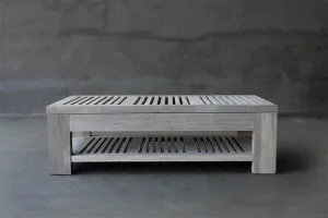 Reclaimed Teak Outdoor Cocktail Table