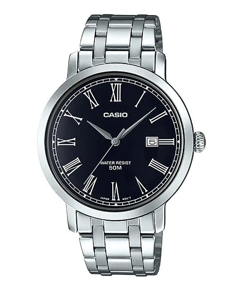 Reloj casual correa de Acero inoxidable MTP-E149D-1BV