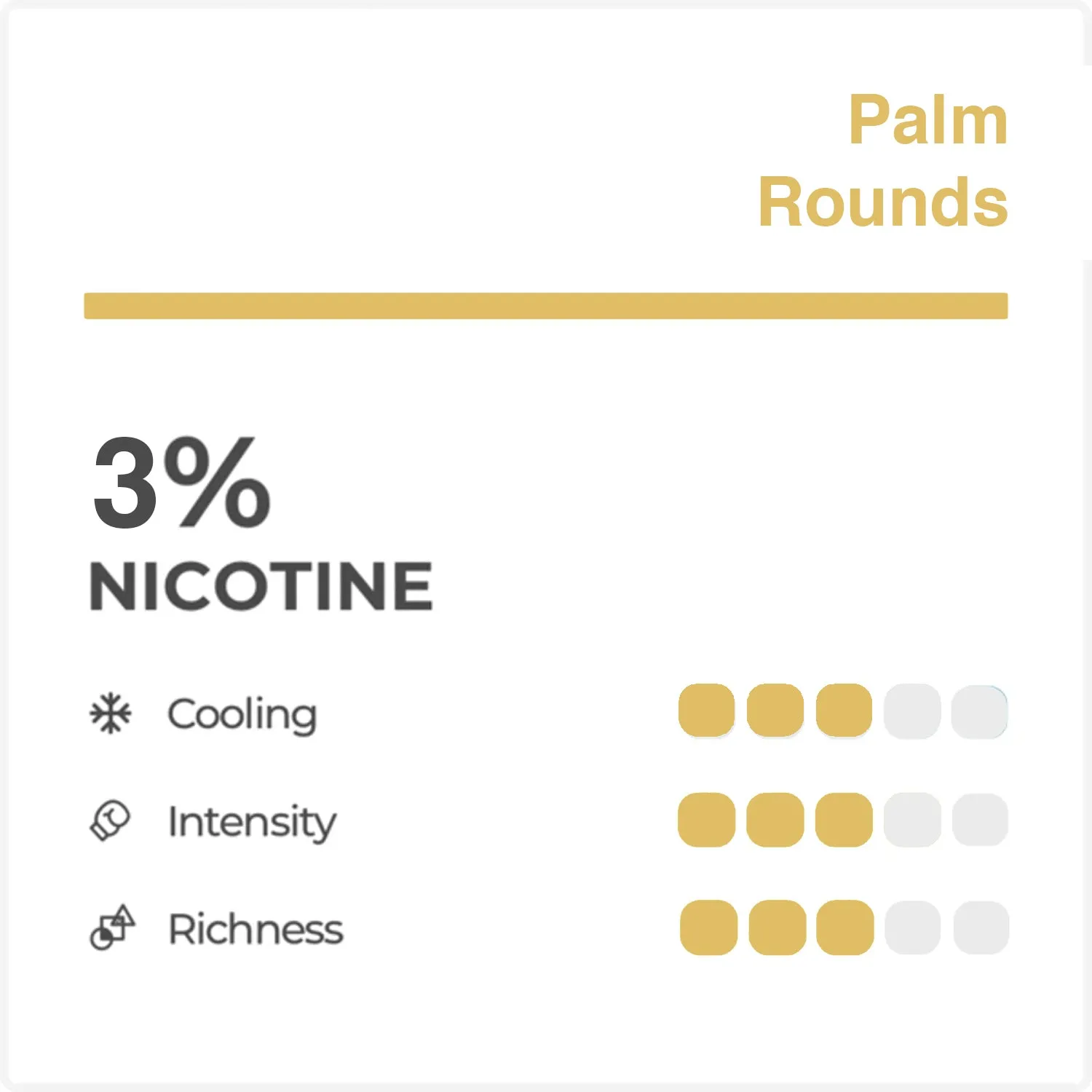 Relx Infinity Single Pod : Palm Rounds